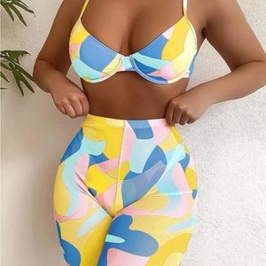 All over print bikini including pants